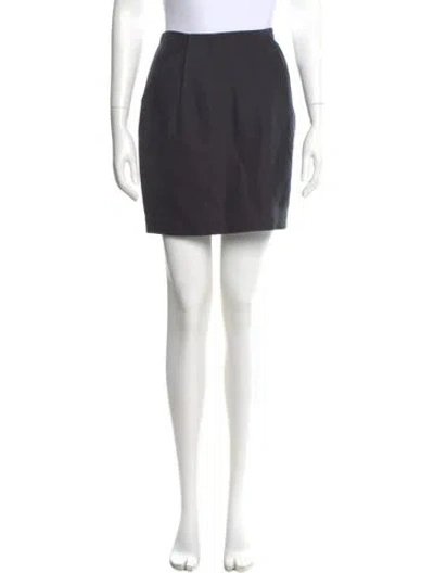 Pre-owned 3.1 Phillip Lim Pleated Accents Mini Skirt In Gray