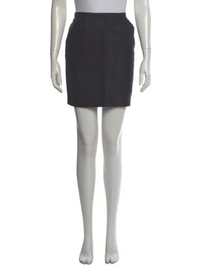 Pre-owned 3.1 Phillip Lim Pleated Accents Mini Skirt In Gray