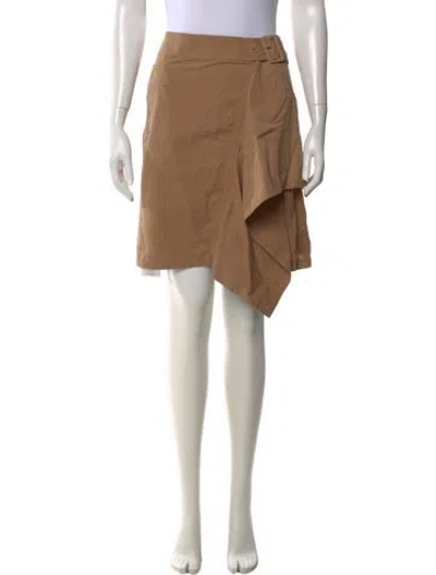 Pre-owned 3.1 Phillip Lim Pleated Accents Mini Skirt In Neutral