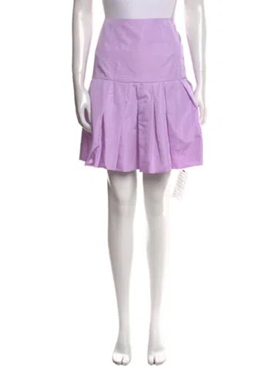 Pre-owned 3.1 Phillip Lim Pleated Accents Mini Skirt In Purple