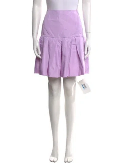 Pre-owned 3.1 Phillip Lim Pleated Accents Mini Skirt In Purple