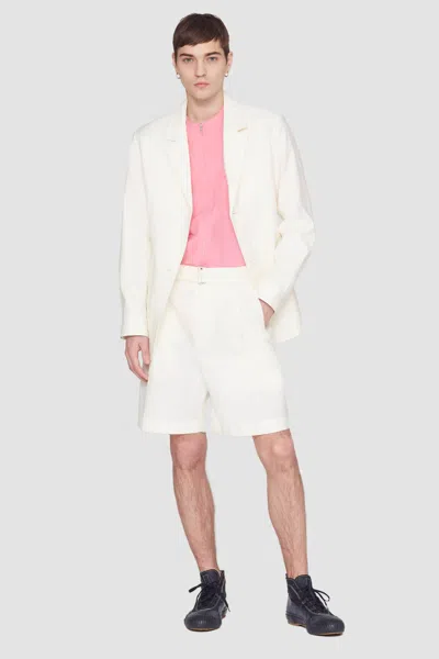 3.1 Phillip Lim Pleated Belted Short In Ant. White
