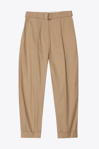 3.1 Phillip Lim Pleated Carrot Pant In Brown