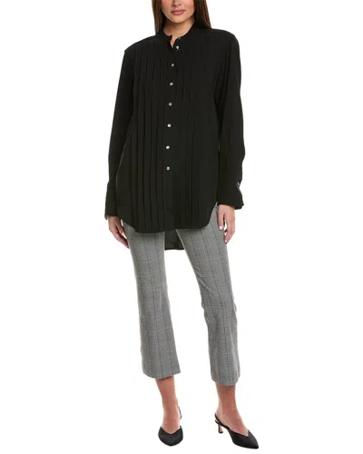 3.1 Phillip Lim Pleated Shirt In Black