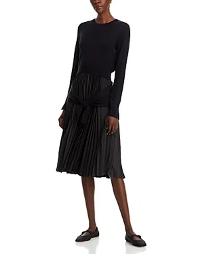 3.1 Phillip Lim Pleated Skirt Dress In Black