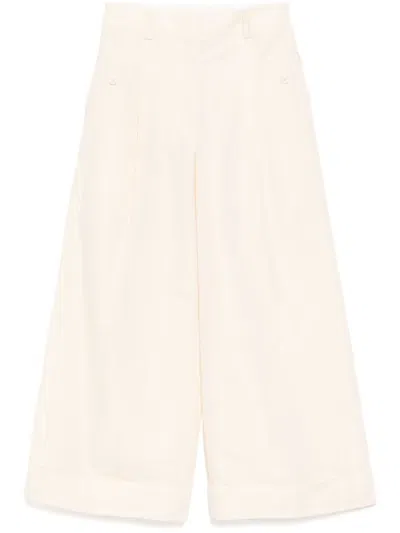 3.1 Phillip Lim Pleated Trousers In Yellow