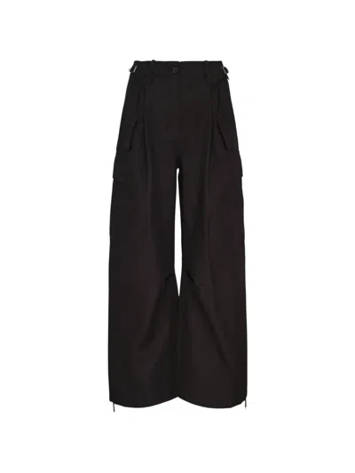 3.1 Phillip Lim Pleated Wide-leg Cargo Pants In Black