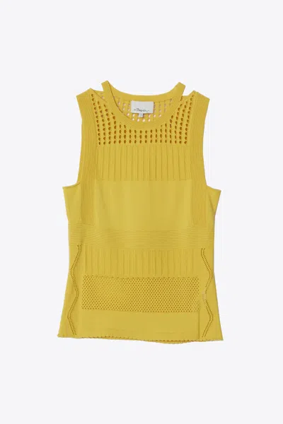 3.1 Phillip Lim Pointelle Shell In Yellow