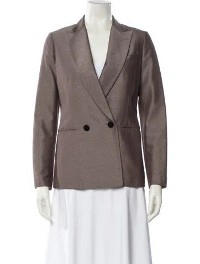 Pre-owned 3.1 Phillip Lim Polka Dot Print Blazer In Gray