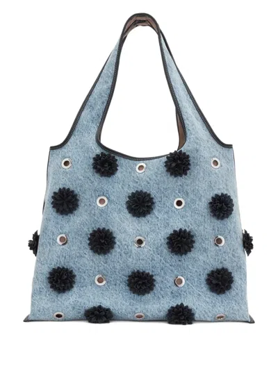 3.1 Phillip Lim Pom-pom Eyelet Tote Bag