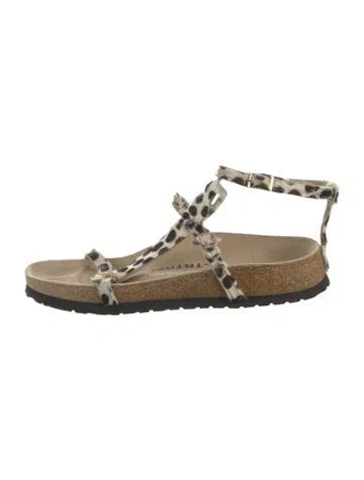 Pre-owned 3.1 Phillip Lim Ponyhair Sandals In Neutral