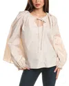 3.1 Phillip Lim Poplin Blouse In Beige