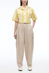 3.1 Phillip Lim Poplin Cargo Pant In Gray