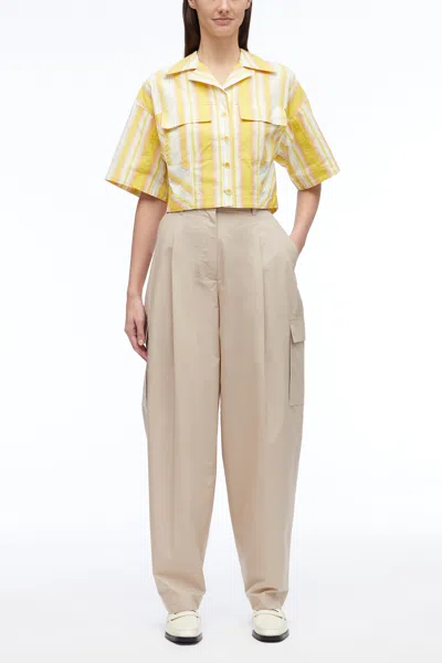 3.1 Phillip Lim Poplin Cargo Pant In Gray