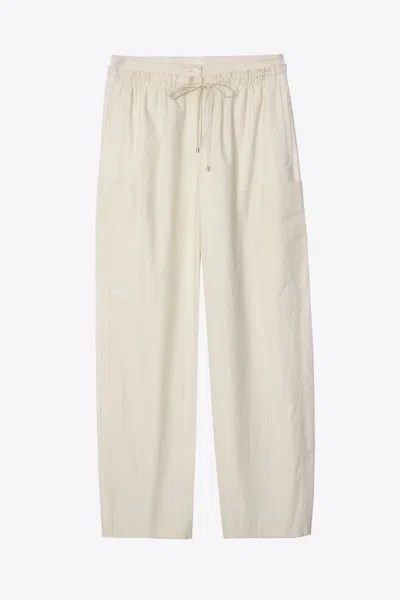 3.1 Phillip Lim Poplin Double Waistband Pant In Neutral
