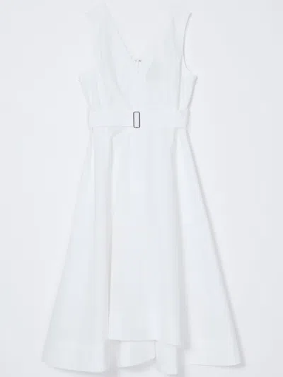 3.1 Phillip Lim Poplin Midi Dress In White