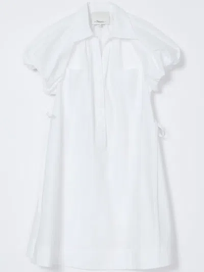 3.1 Phillip Lim Poplin Midi Dress In White