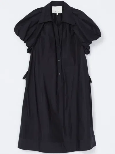 3.1 Phillip Lim Poplin Mini Dress In Blue