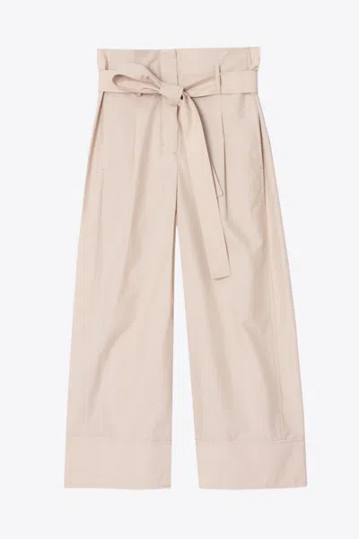 3.1 Phillip Lim Poplin Wide Leg Pant In Brown