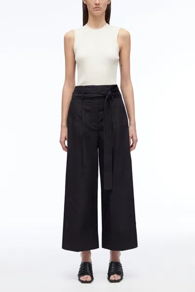 3.1 Phillip Lim Poplin Wide Leg Pant In Tangerine