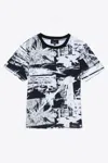 3.1 Phillip Lim Postcard Print T-shirt In Blk Multi