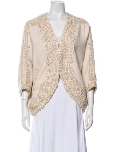 Pre-owned 3.1 Phillip Lim Printed Evening Jacket In Neutral