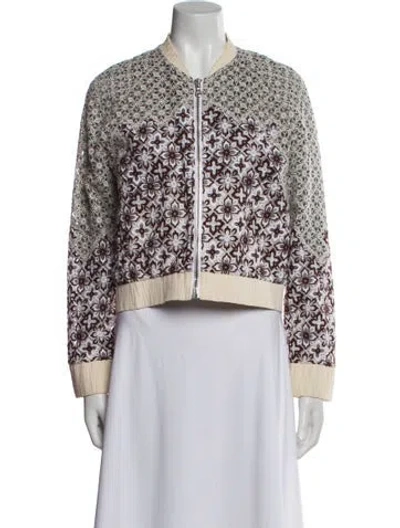 Pre-owned 3.1 Phillip Lim Printed Jacket In Neutral
