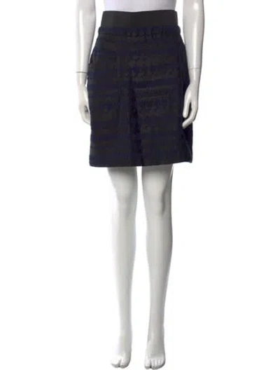 Pre-owned 3.1 Phillip Lim Printed Knee-length Skirt In Blue