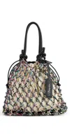3.1 Phillip Lim Printed Macrame Mini Sac Blk Multi