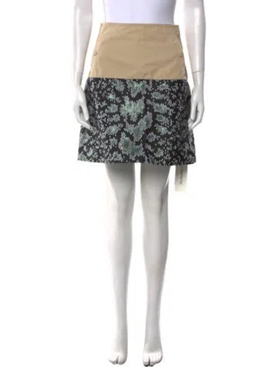 Pre-owned 3.1 Phillip Lim Printed Mini Skirt