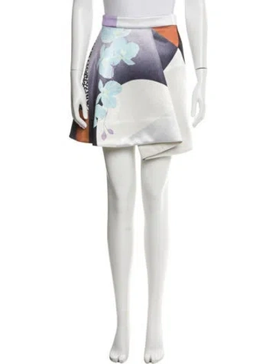 Pre-owned 3.1 Phillip Lim Printed Mini Skirt In Neutral