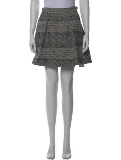 Pre-owned 3.1 Phillip Lim Printed Mini Skirt In Neutral