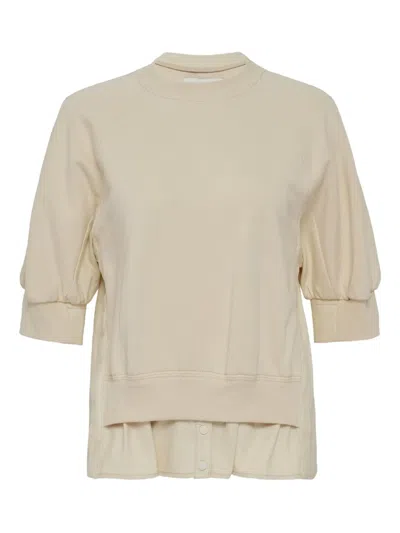 3.1 Phillip Lim Puff-sleeve Sweatshirt In Neutral