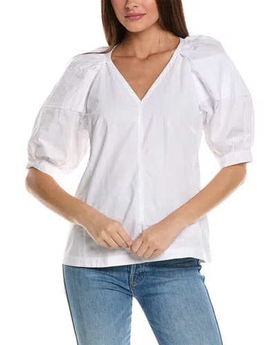 3.1 Phillip Lim Puff Sleeve Top In White