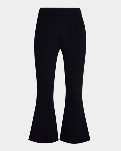 3.1 PHILLIP LIM PULL-ON CROP KICK-FLARE PANTS