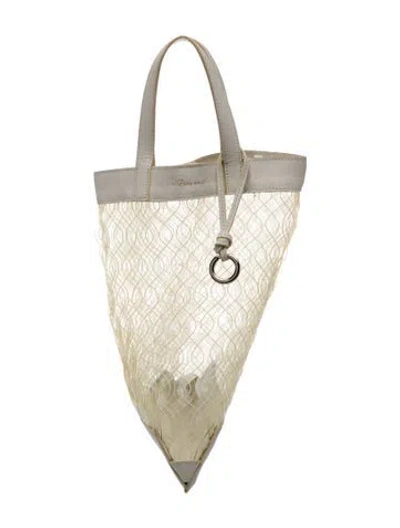 Pre-owned 3.1 Phillip Lim Pvc Bucket Bag In Neutral