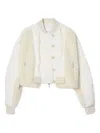 3.1 Phillip Lim Cropped Jacket With Sherpa Combo In Neutral