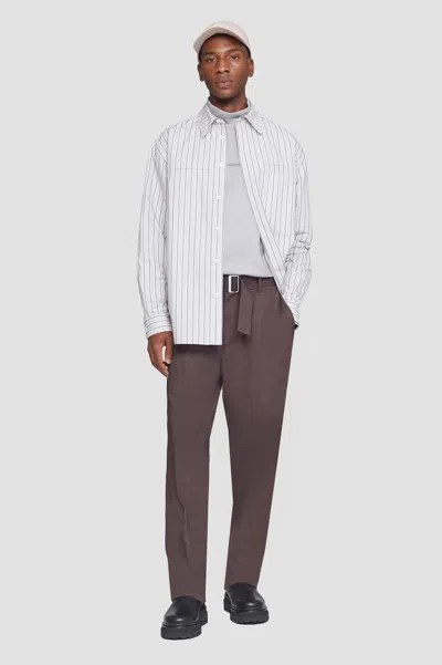 3.1 Phillip Lim Relaxed Fit Long Sleeve Shirt In Clay Multi