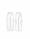 3.1 Phillip Lim Relaxed Tapered Cargo Pant W Snaps In White