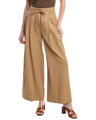 3.1 Phillip Lim Relaxed Wool Pant In Brown
