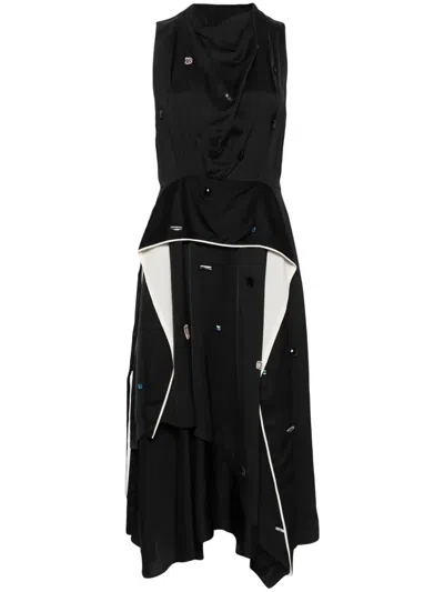 3.1 Phillip Lim Rhinestone-embellished Asymmetric Dress In Blue