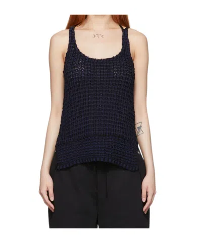 3.1 Phillip Lim Rib Knitted Vest In Black