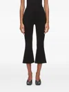 3.1 Phillip Lim Pull-on Crop Kick-flare Pants In Black