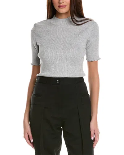 3.1 Phillip Lim Ribbed Top In Grey