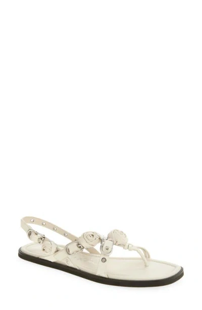 3.1 Phillip Lim Rivet Strappy Sandal In Antique White