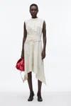 3.1 Phillip Lim Ruched Handkerchief Dress In White