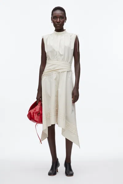 3.1 Phillip Lim Ruched Handkerchief Dress In White