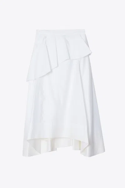 3.1 Phillip Lim Ruffle Front Skirt In White