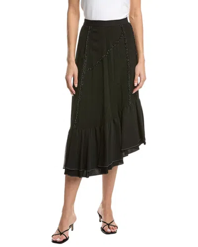 3.1 Phillip Lim Ruffle Skirt In Black