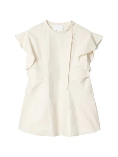 3.1 Phillip Lim Ruffled Blouse In White